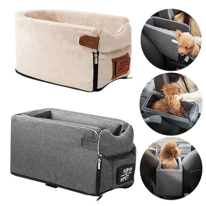 *Fast Shipping* Dog Car Seat Bed Car Central Dog Car Seat Bed Portable Dog Carrier for Small Dogs Cats Safety Travel Bag Dog Accessories