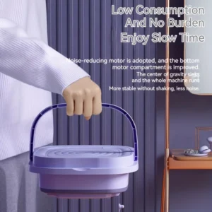 2.11gal Large Capacity Folding Washing Machine, Mini Portable, Suitable For Or Travel, Suitable For Automatic Washing Of Underw