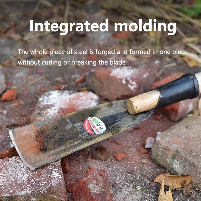 1Pcs Pit Digging Shovel Hand-forged Artifact Tool For Digging Tree Planting Soil Sample Digging Shovel Electric Pole Hole Shovel - Image 3