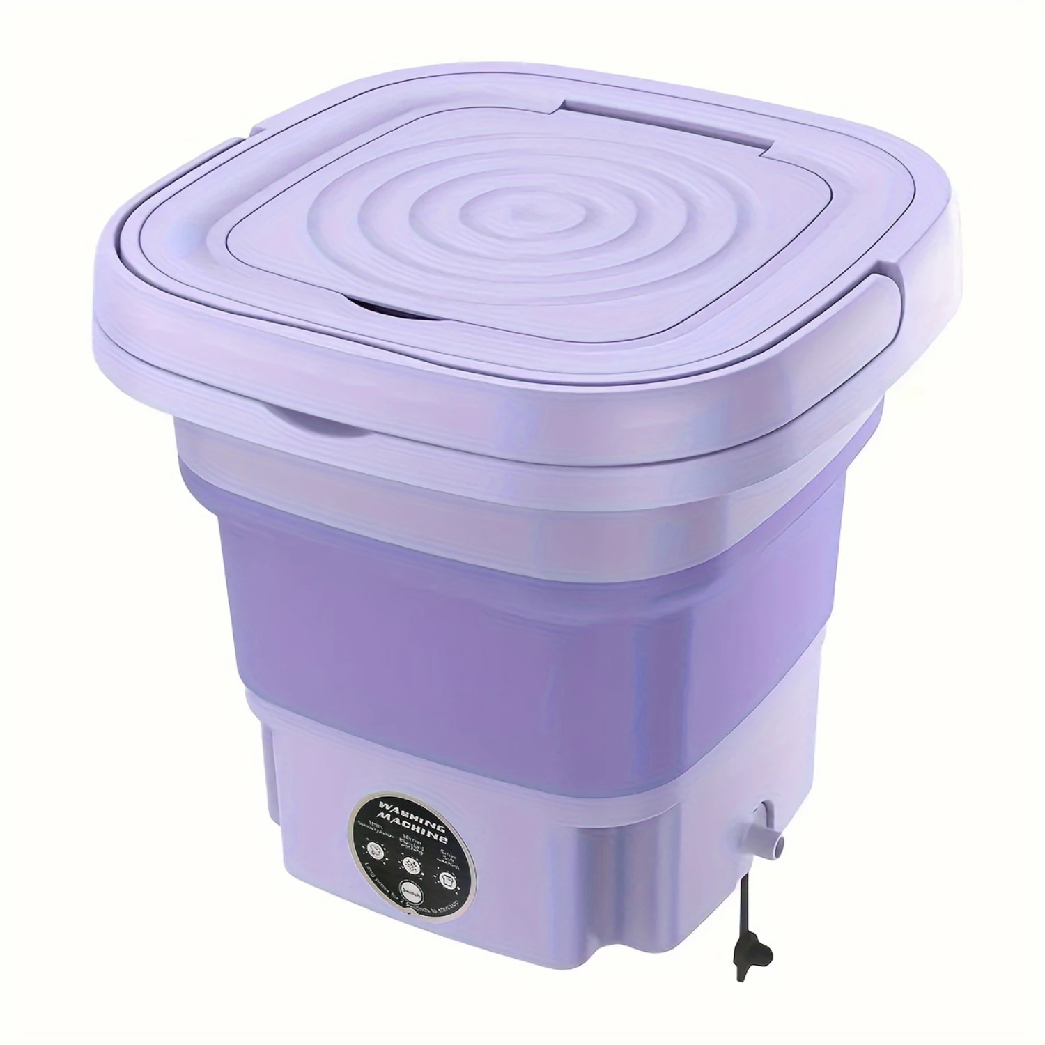 2.11gal Large Capacity Folding Washing Machine, Mini Portable, Suitable For Or Travel, Suitable For Automatic Washing Of Underw - Image 8