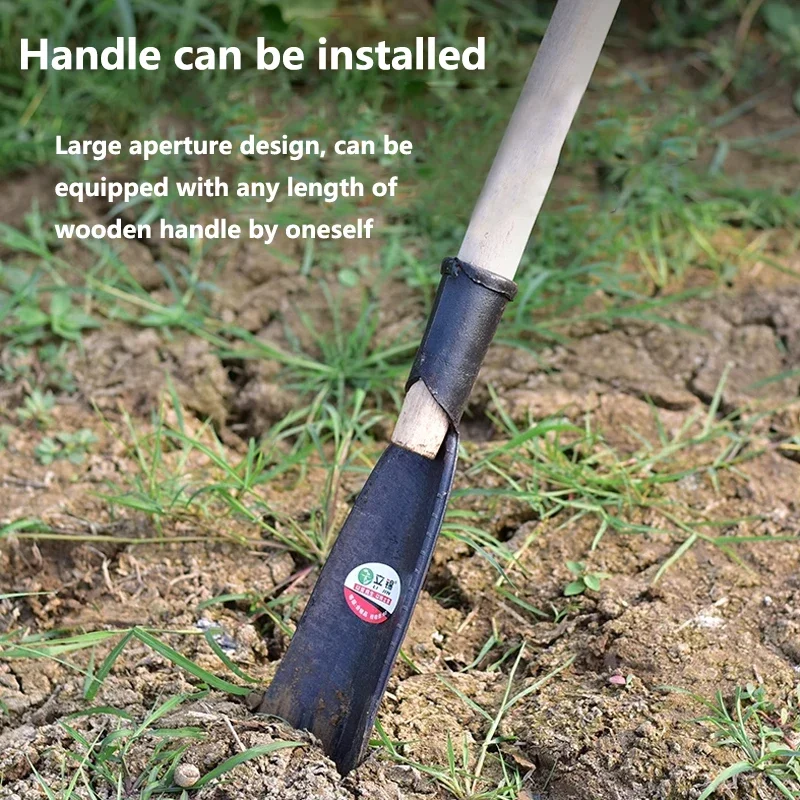 1Pcs Pit Digging Shovel Hand-forged Artifact Tool For Digging Tree Planting Soil Sample Digging Shovel Electric Pole Hole Shovel - Image 4